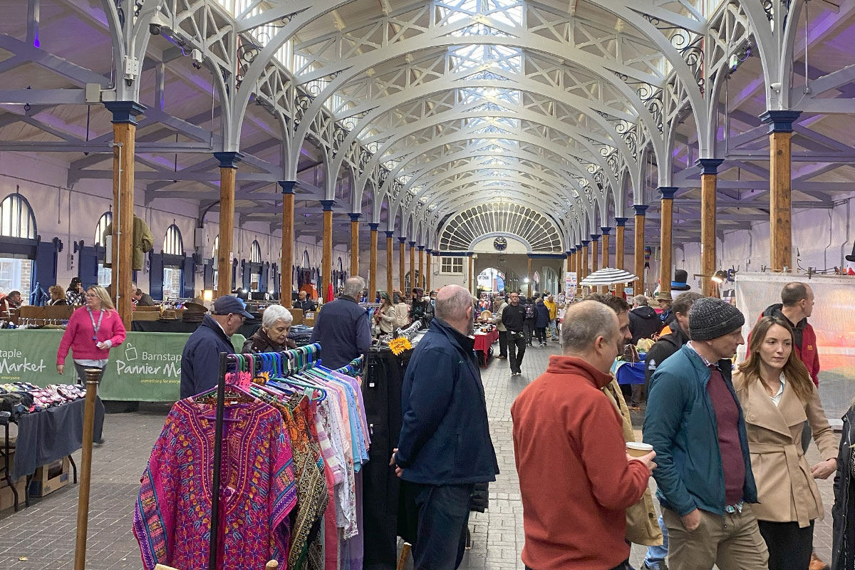 Grade II Listed Pannier Market in Barnstaple, North Devon, project managed by Myles Clough Project and Commercial Management